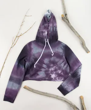 Eolande Tie Dye Hoodie Crop Top