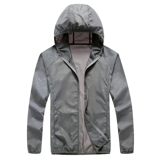F5 Quick-Drying Waterproof Fishing Coat - Unisex Lightweight Breathable Raincoat for Outdoor Activities