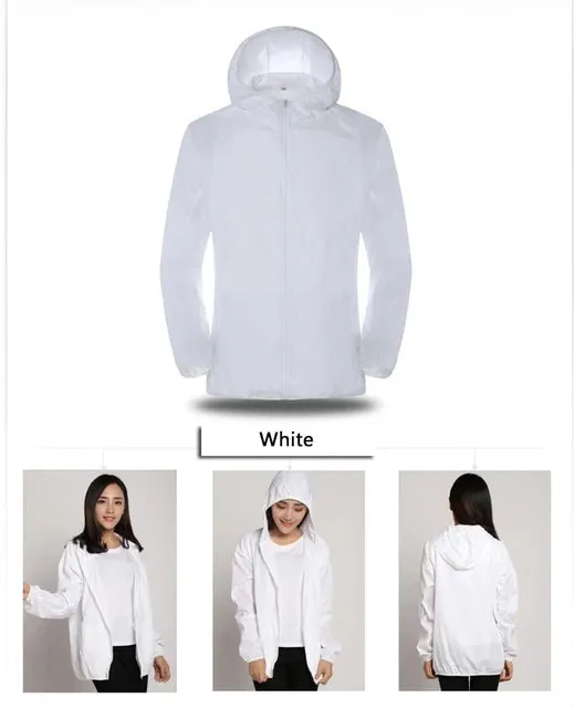 F5 Quick-Drying Waterproof Fishing Coat - Unisex Lightweight Breathable Raincoat for Outdoor Activities