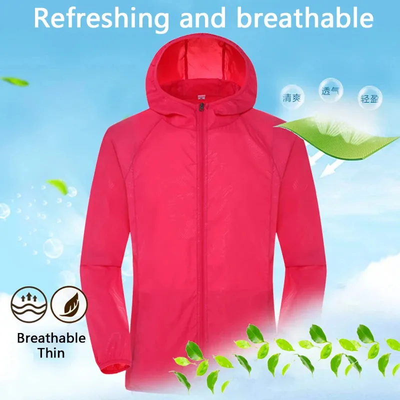 F5 Quick-Drying Waterproof Fishing Coat - Unisex Lightweight Breathable Raincoat for Outdoor Activities