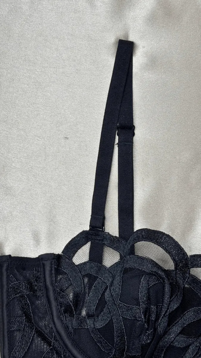 Fleur Black Bra