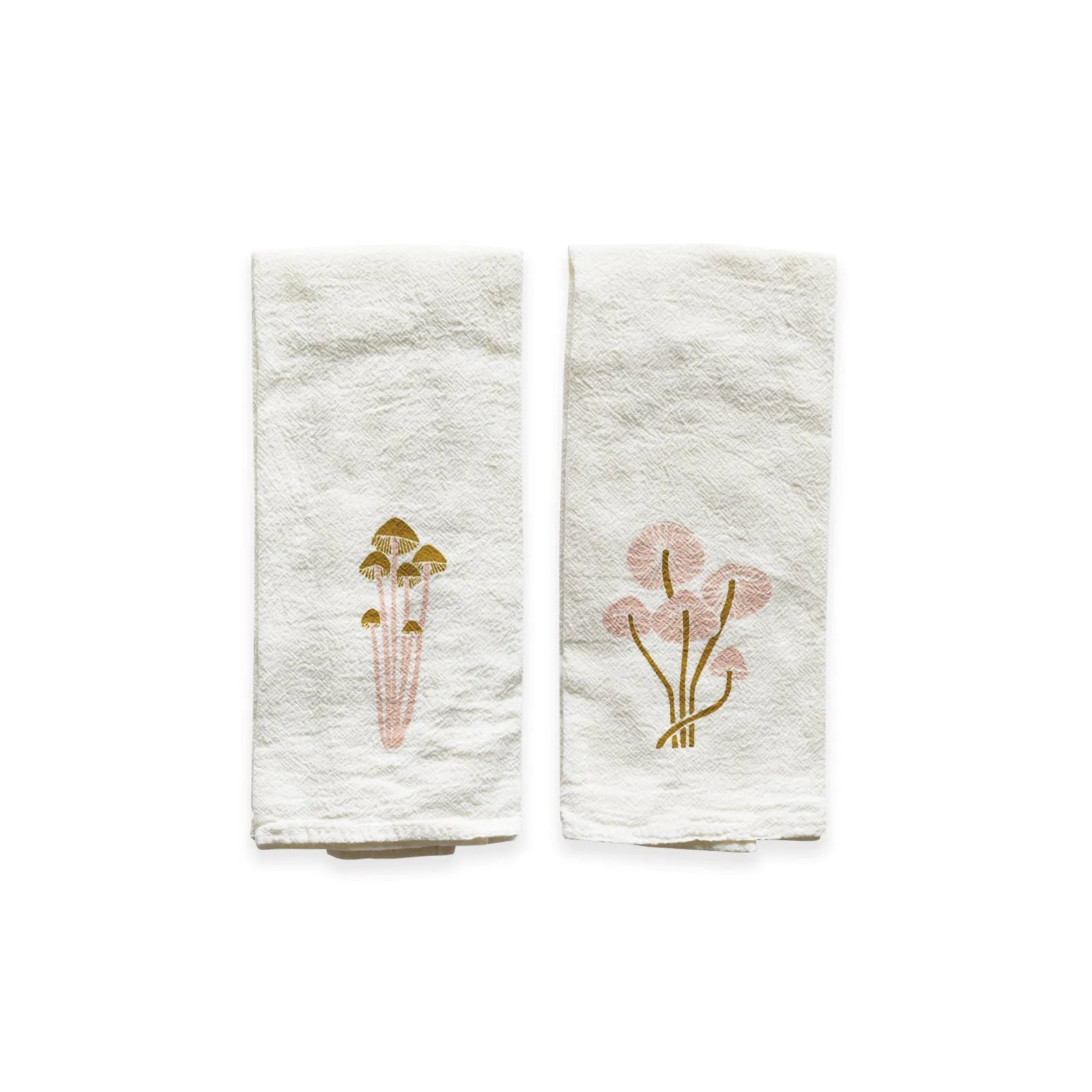 Forest Mushrooms Napkins: Set of 4