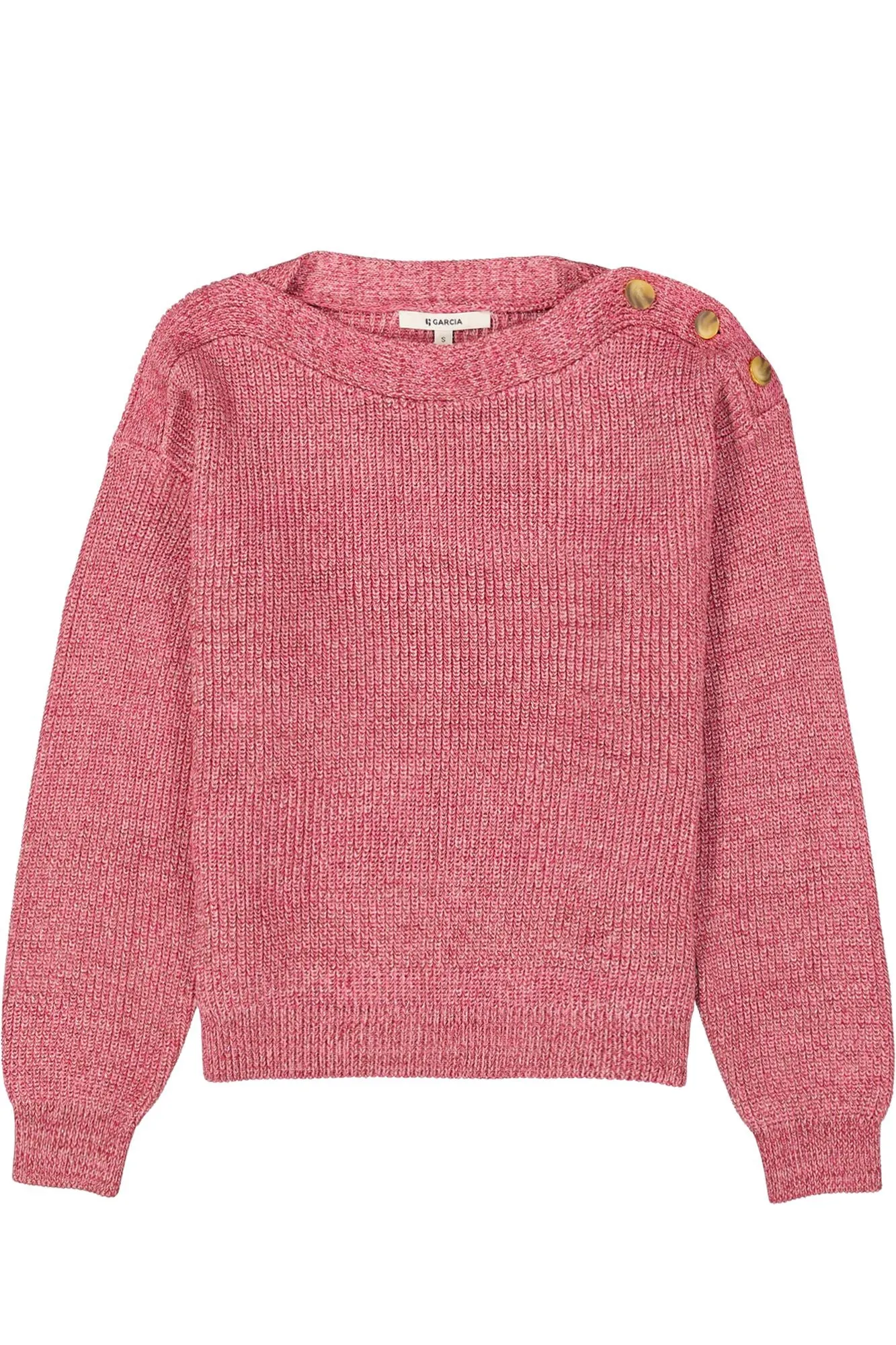 Garcia Mandy Pullover Knit - Bright Rose