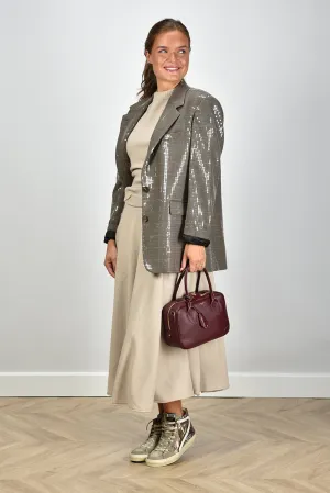 Golden Goose blazer GWP01890.P001621.82699 beige/black/savvy red