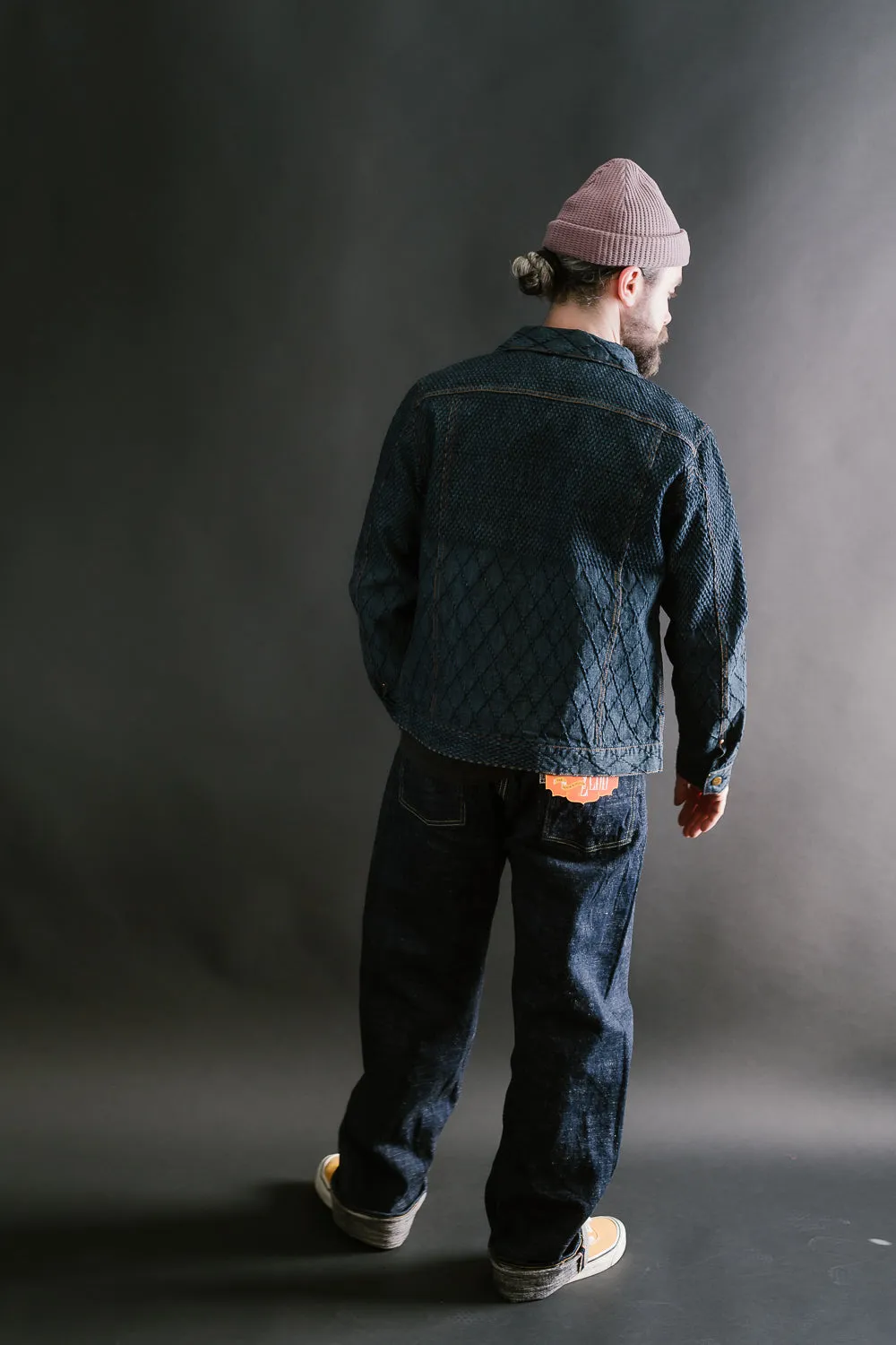 GZ-GJRKN-0301 - Rider's Jean Jacket Kendo Denim - Blue