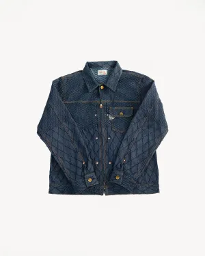 GZ-GJRKN-0301 - Rider's Jean Jacket Kendo Denim - Blue