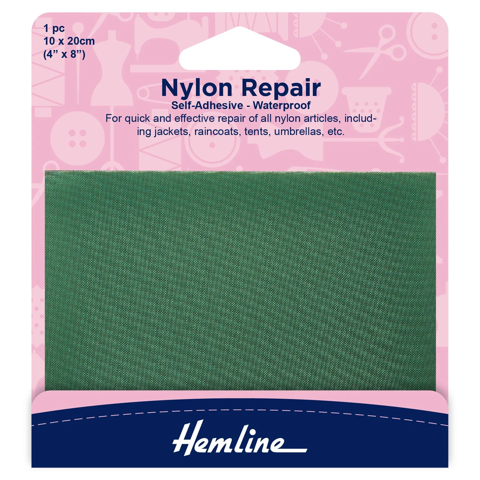 Hemline Self-Adhesive Repair Tape - Green