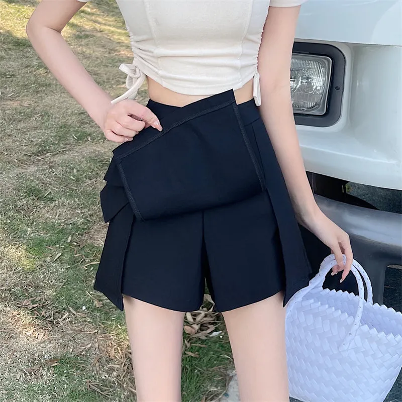 High Waist Cute Bow Style Shorts Pants