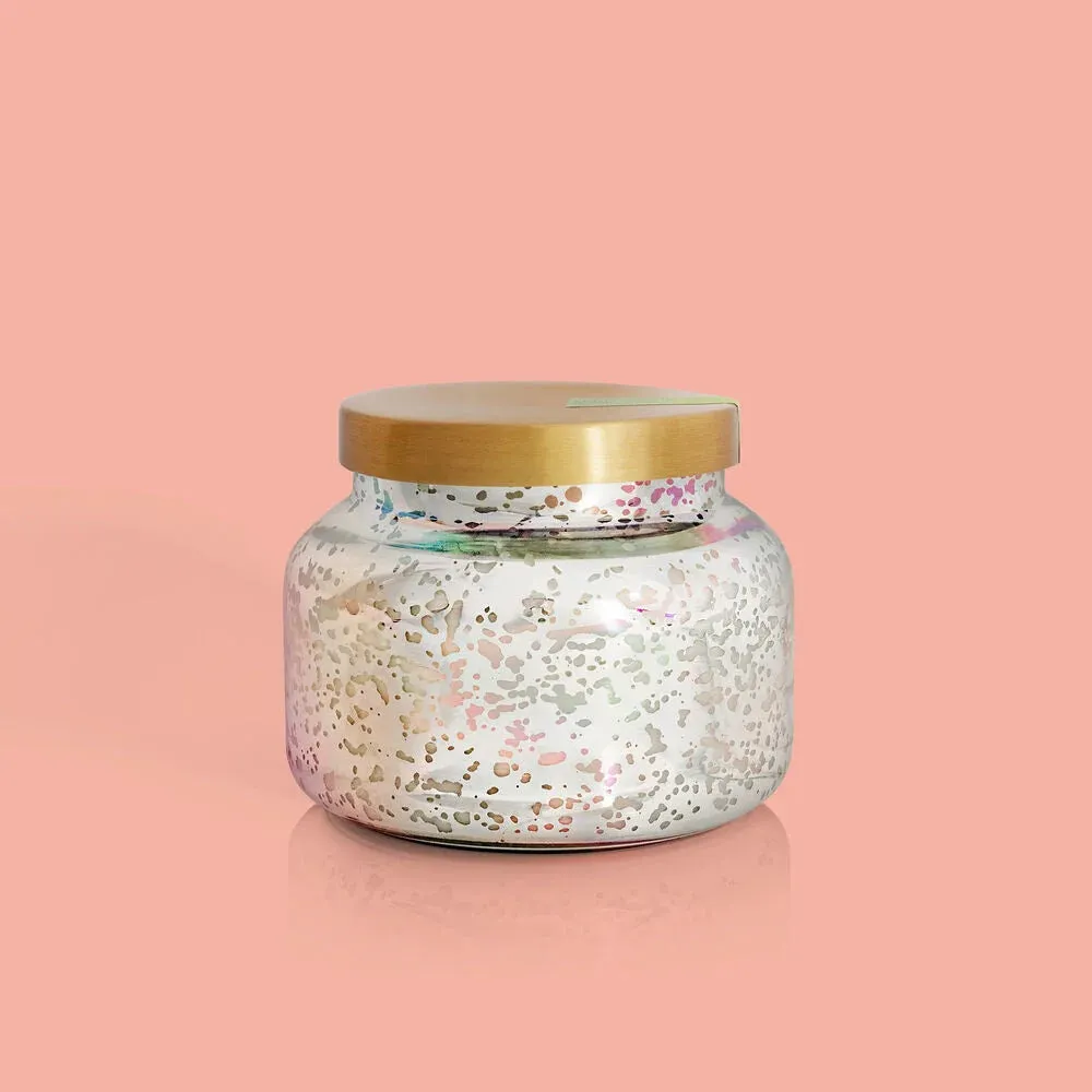 Honeydew Crush Mercury Iridescent Oversized Candle Jar