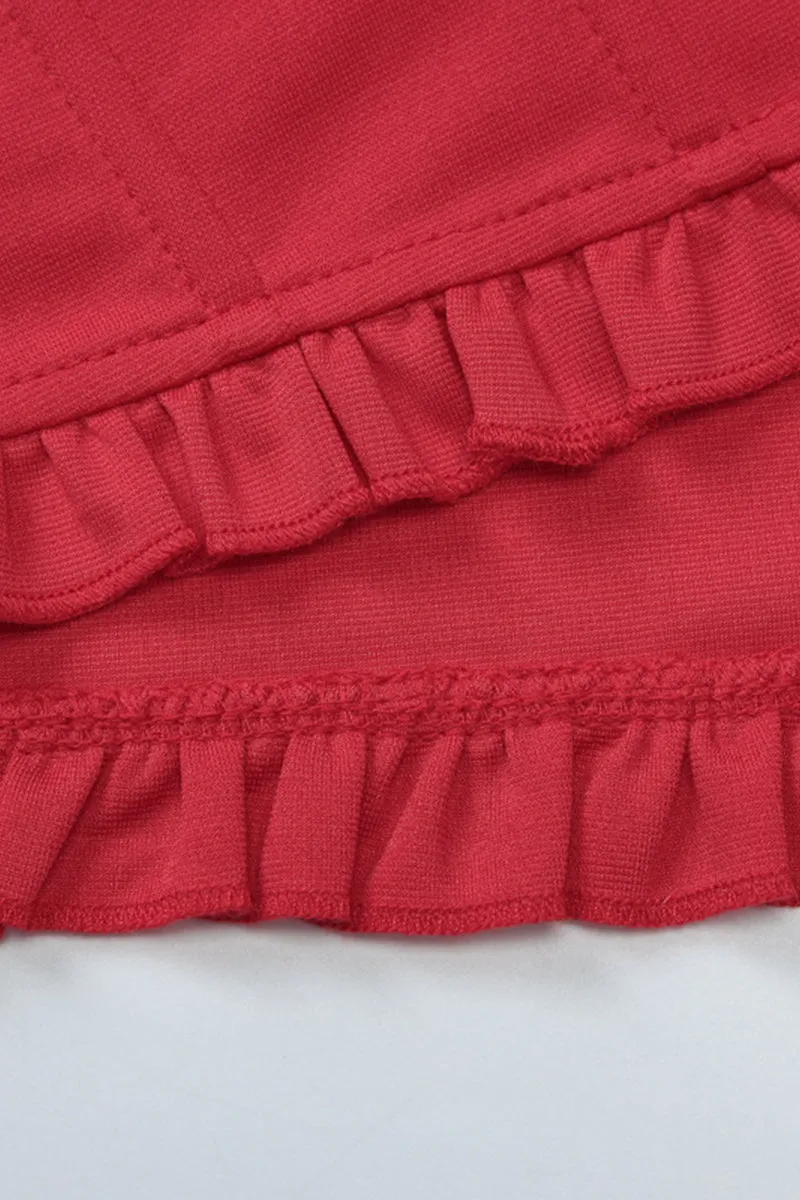 HTZ1099 Hook-Eye Corset Crop Top