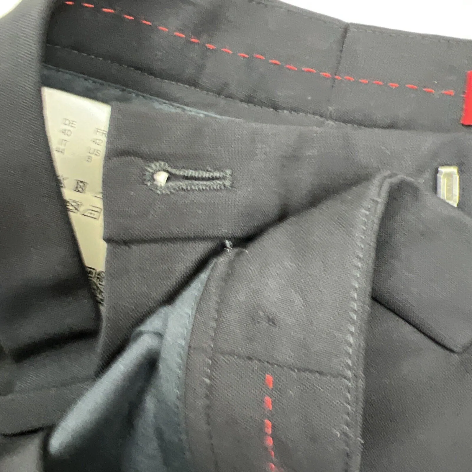 HUGO Hugo Boss Womens Black Dress Pants Size 8 US
