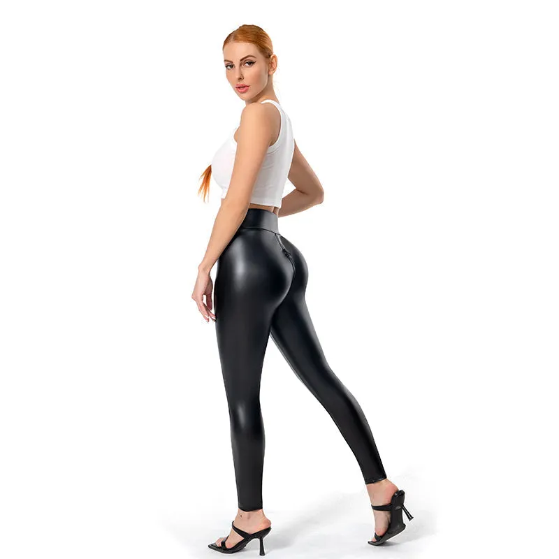Indy | Matte Leather Pants