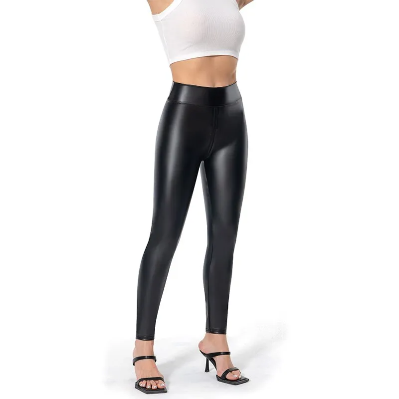 Indy | Matte Leather Pants
