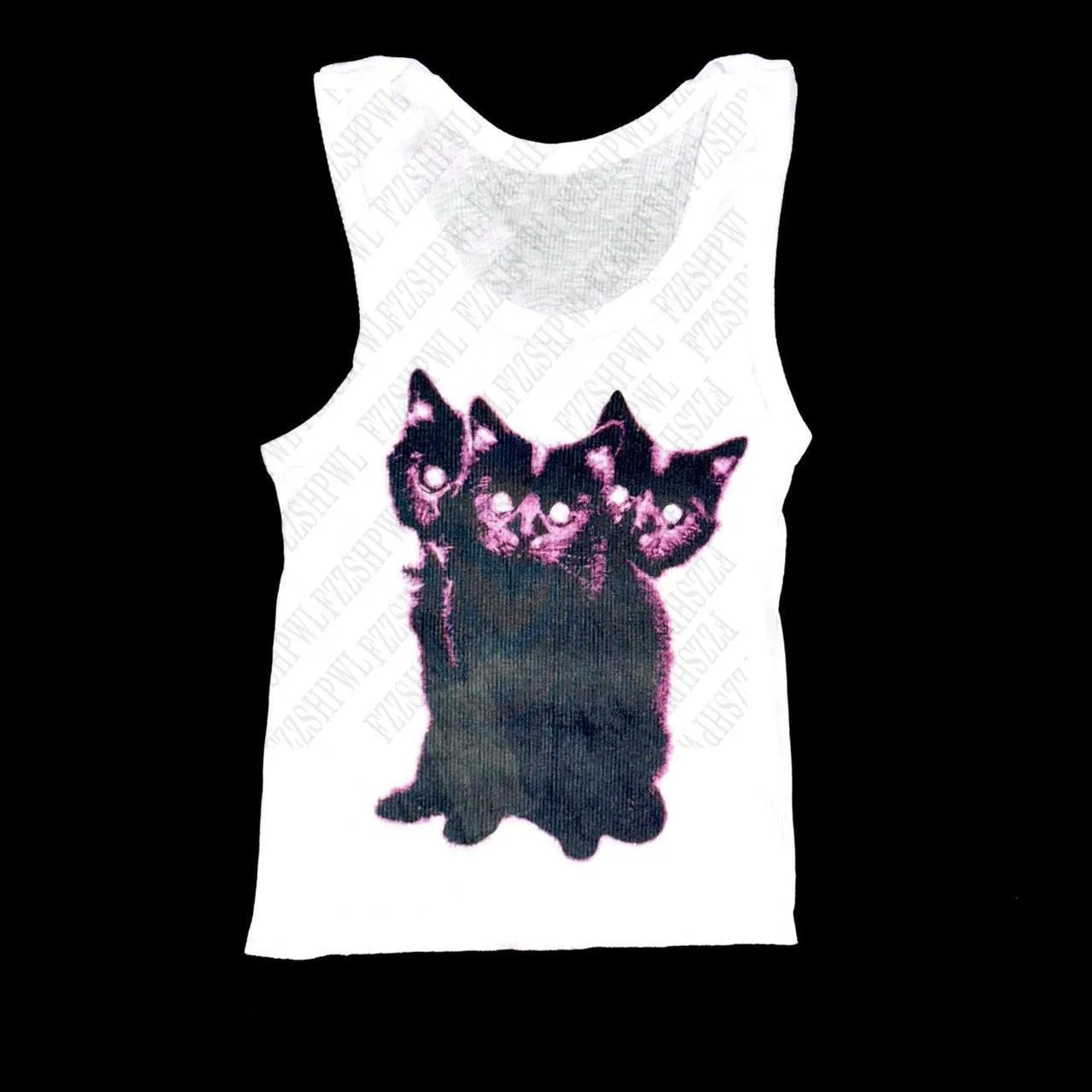 JazzHer Harajuku Hip Hop Y2K Women Camisole Summer Hot girl Thin Singlet Punk Pattern Female Tank Tops Sexy Minimalist Fashion Clothing