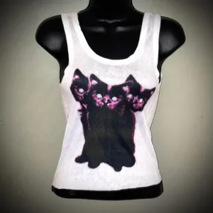 JazzHer Harajuku Hip Hop Y2K Women Camisole Summer Hot girl Thin Singlet Punk Pattern Female Tank Tops Sexy Minimalist Fashion Clothing