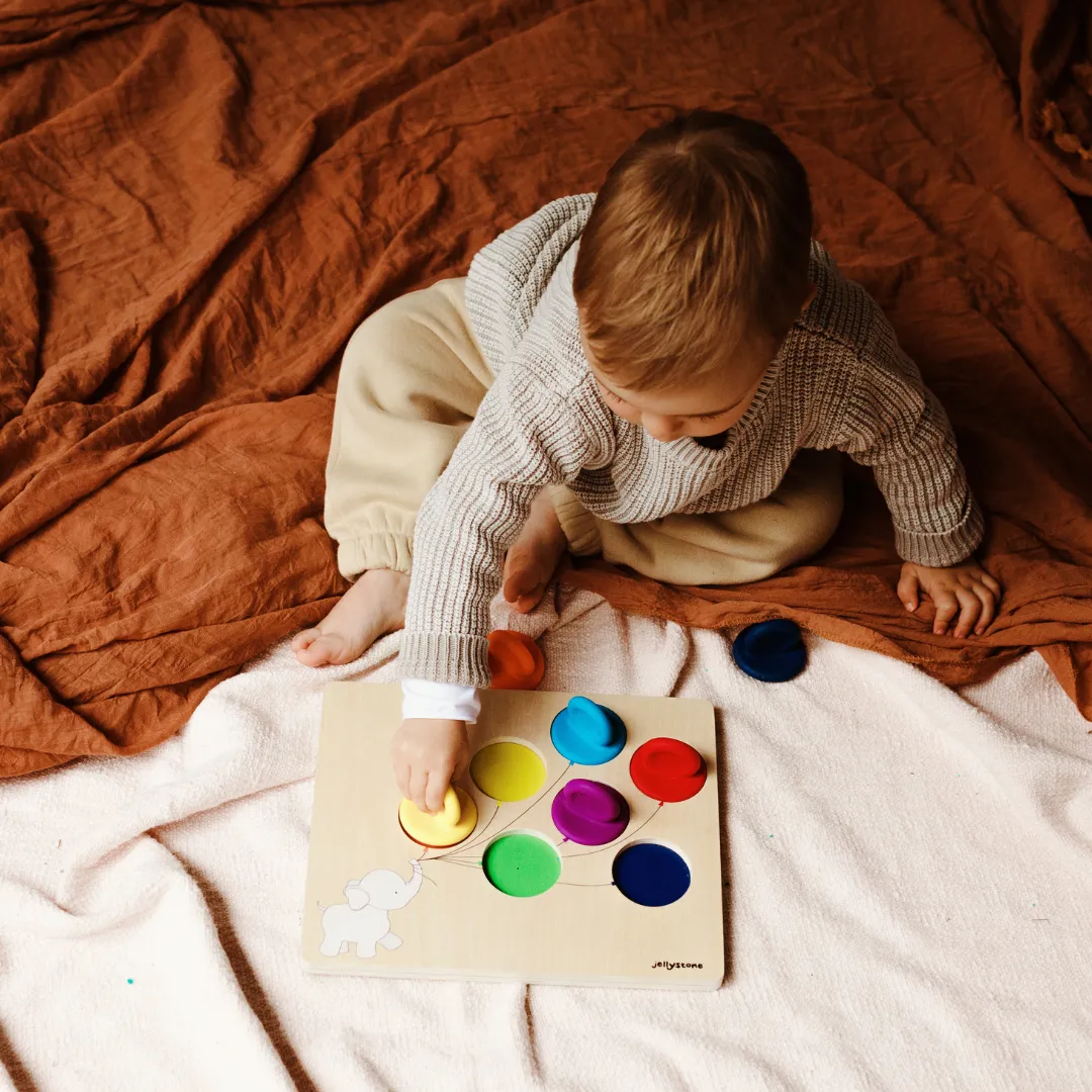 Jellystone Balloon Colour Sorter Puzzle - Rainbow Bright