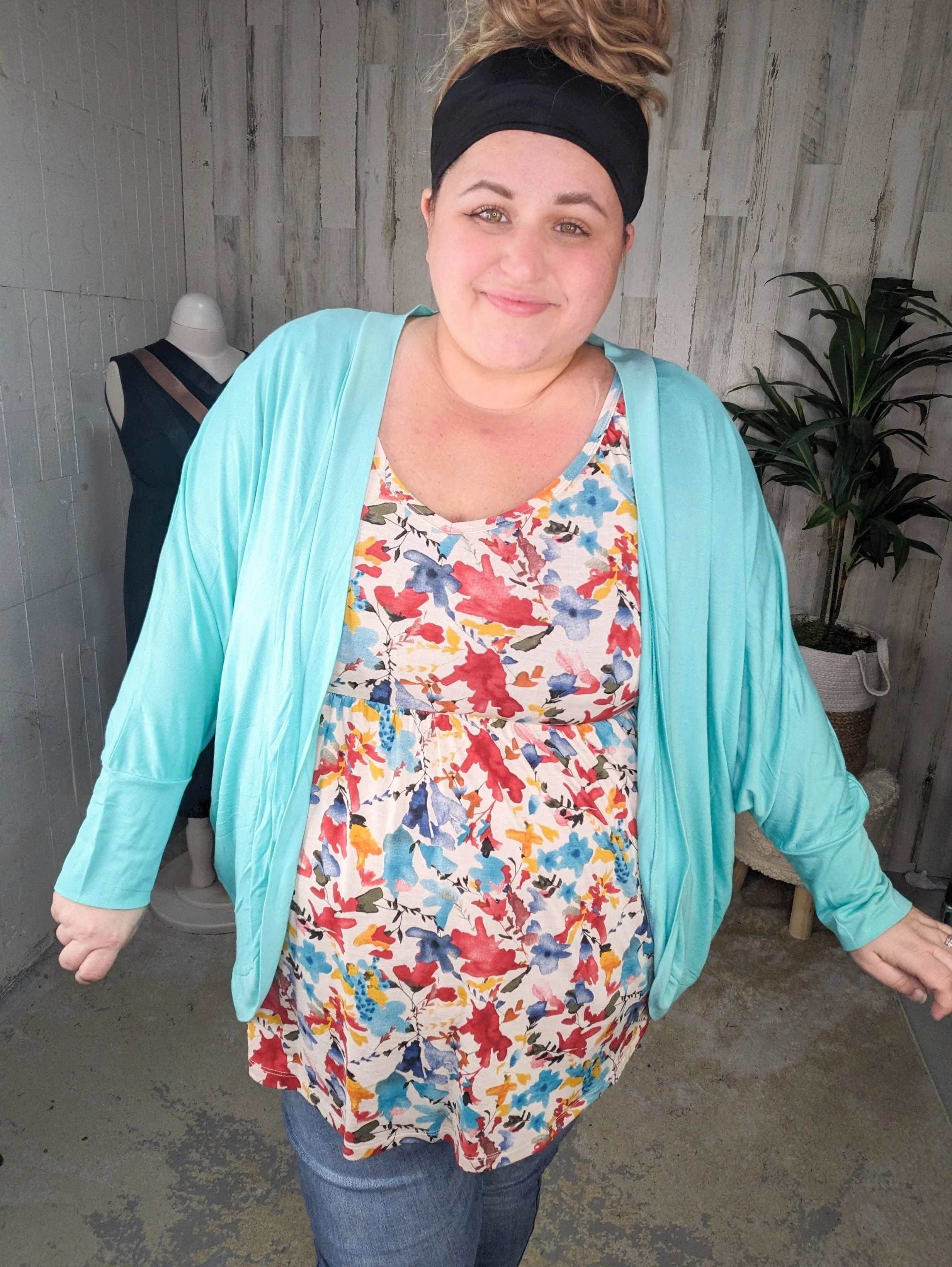 Joanie Vneck Baby Doll Top in Watercolor Florals (4 colors)
