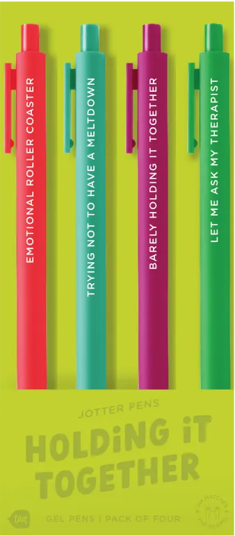 Jotter Sets 4 Pack: Holding It Together
