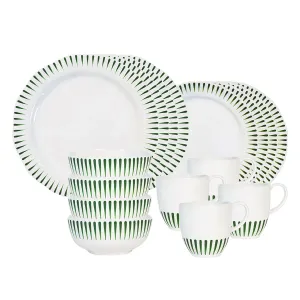 Juliska Sitio Stripe 16pc Place Setting