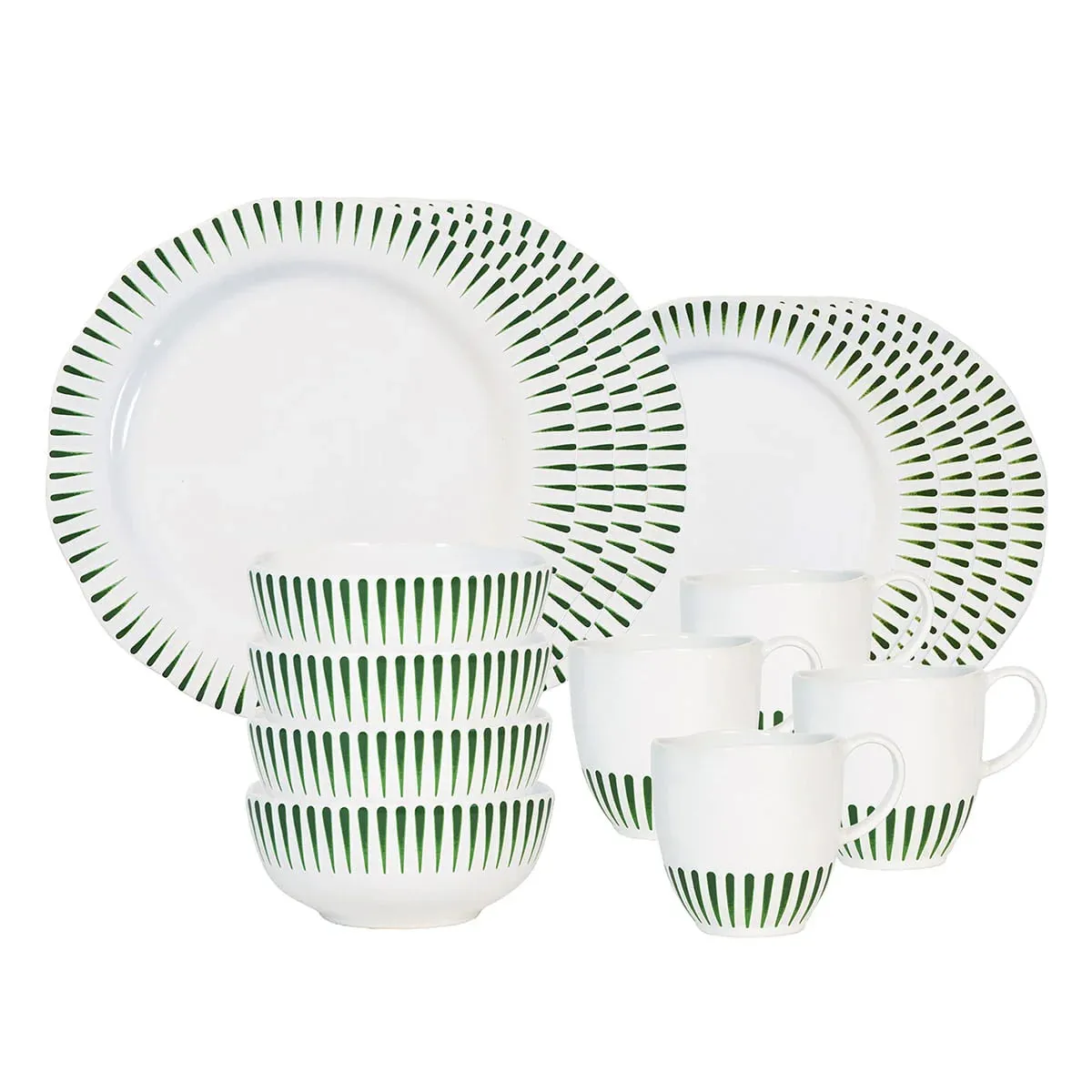 Juliska Sitio Stripe 16pc Place Setting