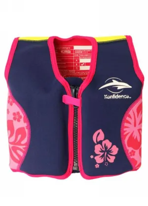 Konfidence jacket - pink hibiscus