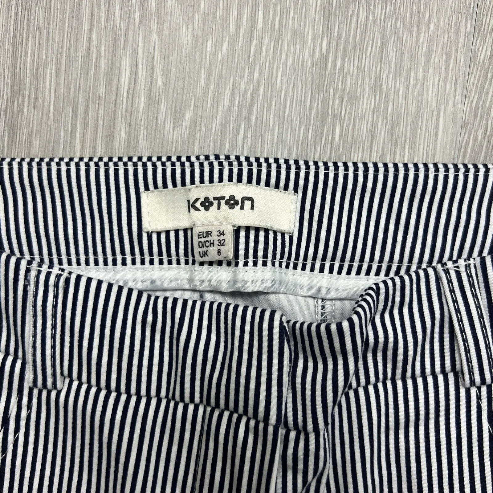 Koton Womens Striped Pants Size 6