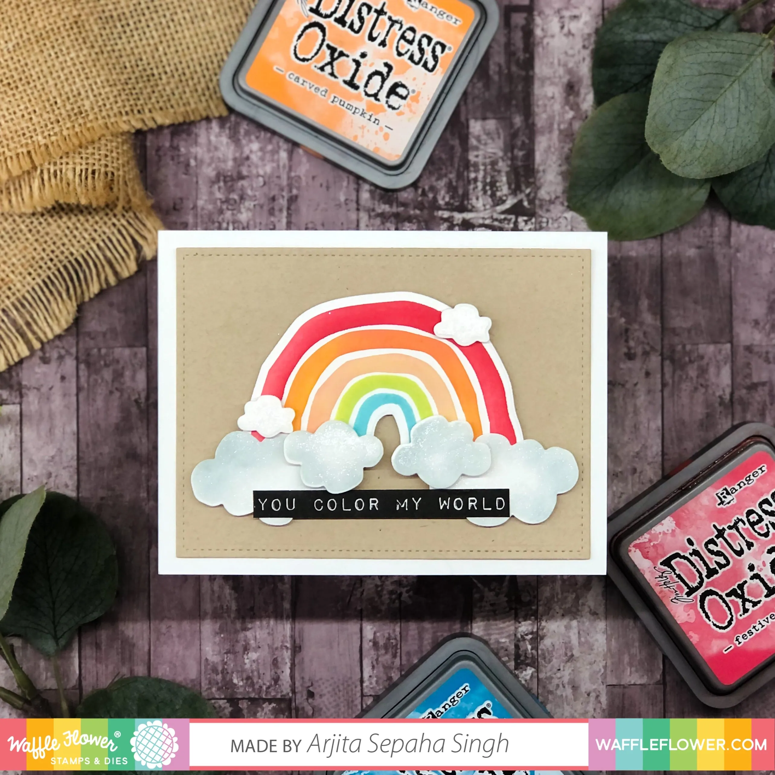 Labelmaker Rainbows Matching Die