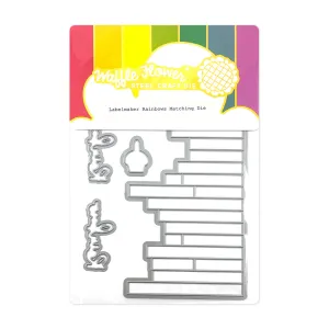 Labelmaker Rainbows Matching Die
