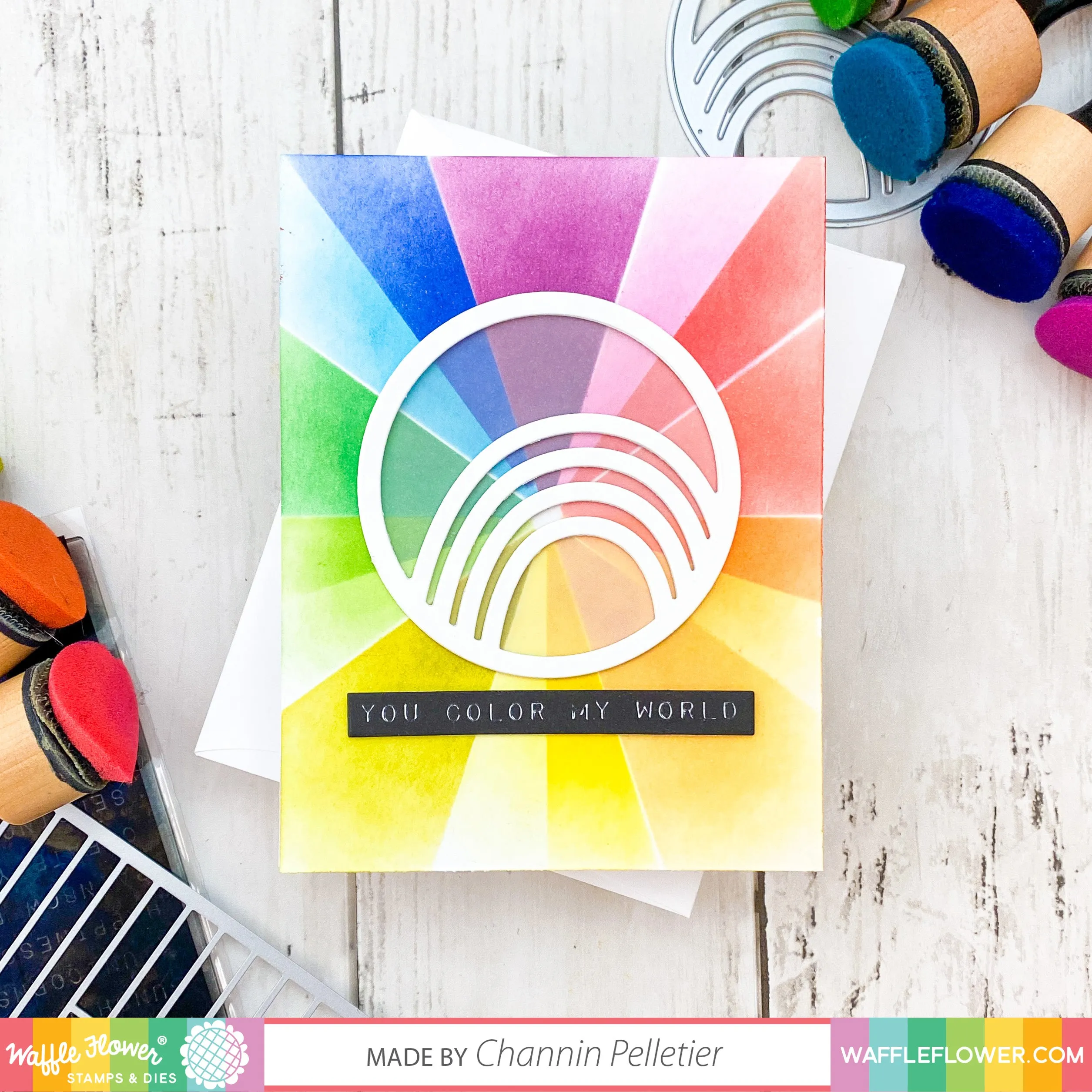 Labelmaker Rainbows Matching Die