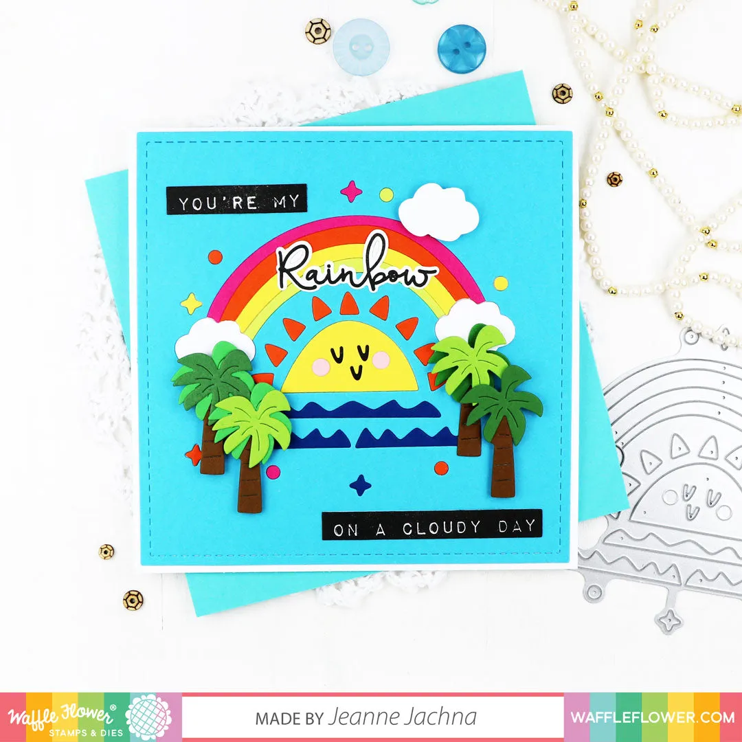 Labelmaker Rainbows Matching Die