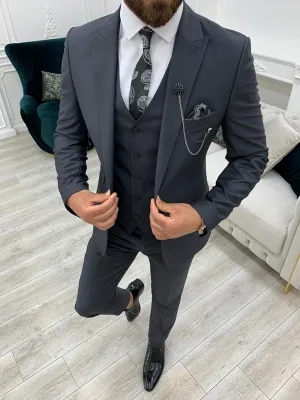 Lance Gray Slim Fit Suit - The Perfect Blend of Style and Comfort