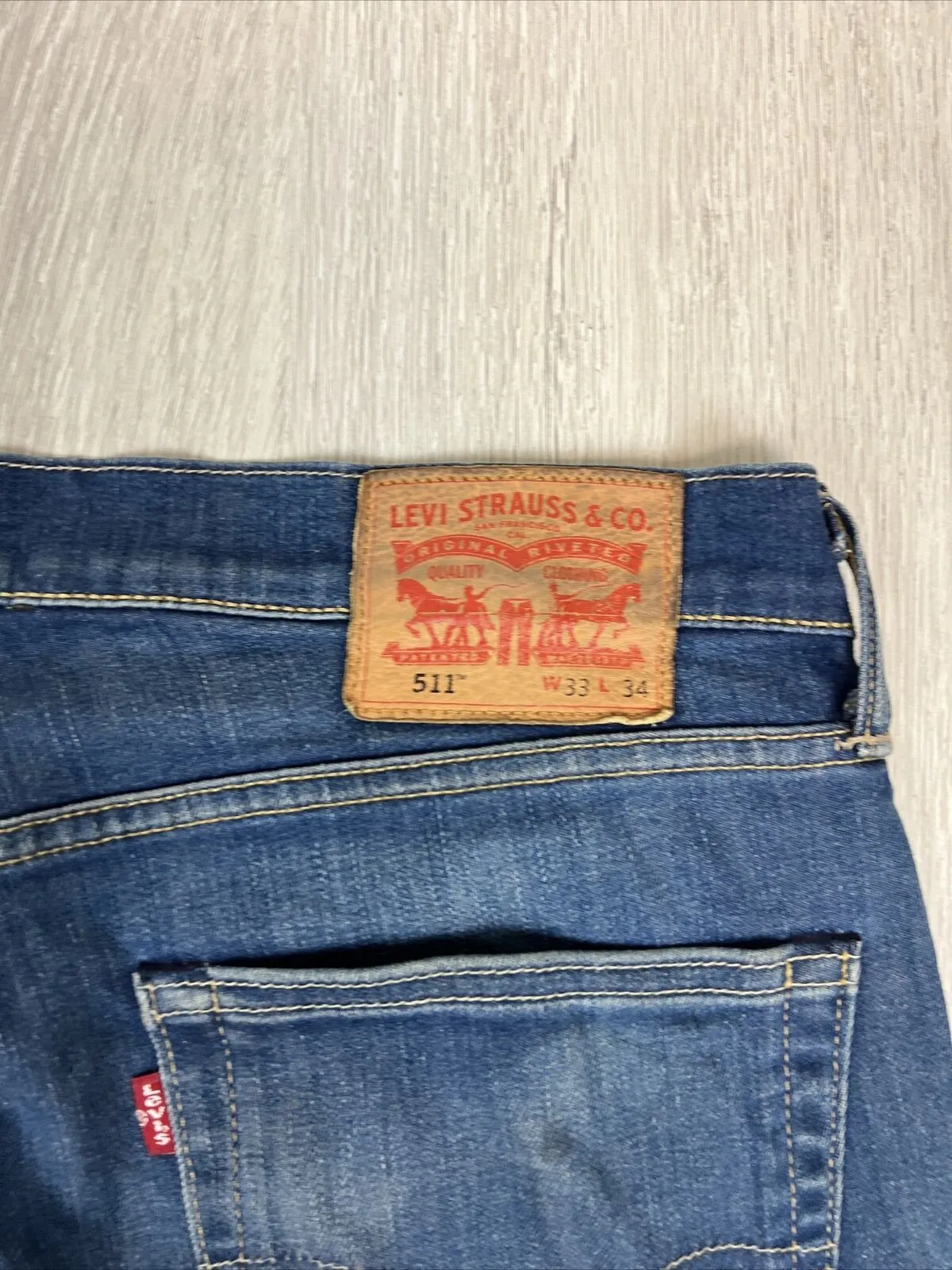 Levi's Jeans 511 Slim Denim Jeans Size 33 x 34