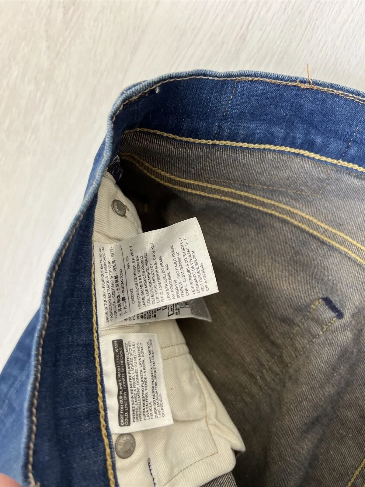 Levi's Jeans 511 Slim Denim Jeans Size 33 x 34