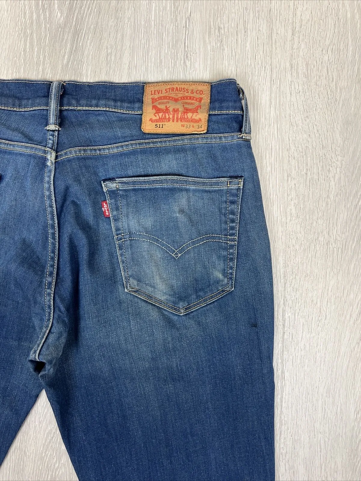 Levi's Jeans 511 Slim Denim Jeans Size 33 x 34