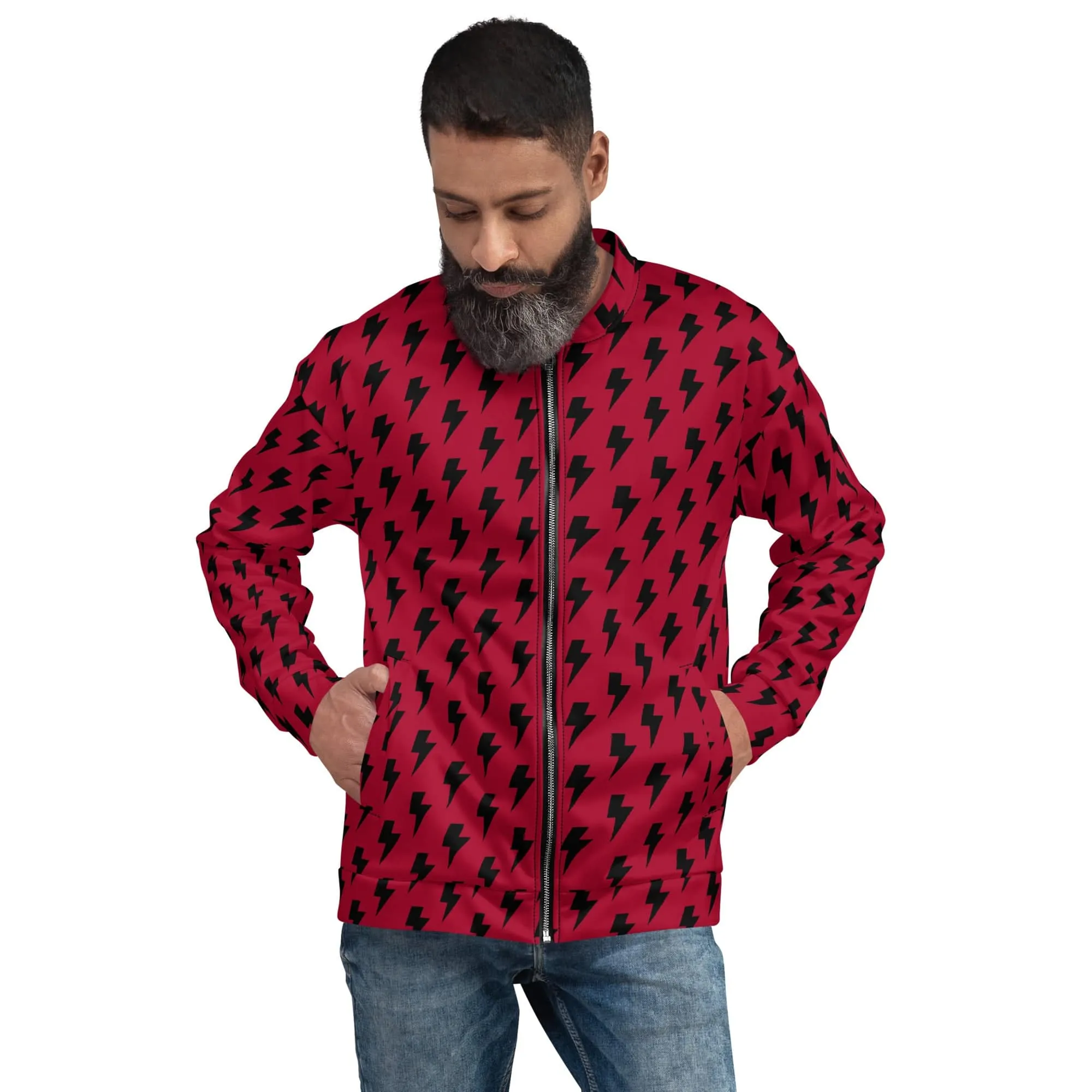 Light Up lightnings Empowering unisex Bomber Jacket