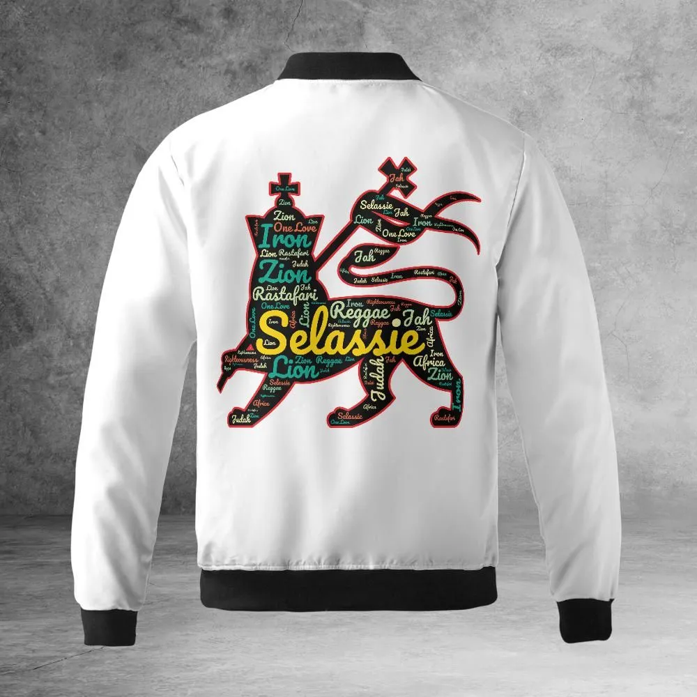 Lion Of Judah Quilted Bomber Jacket