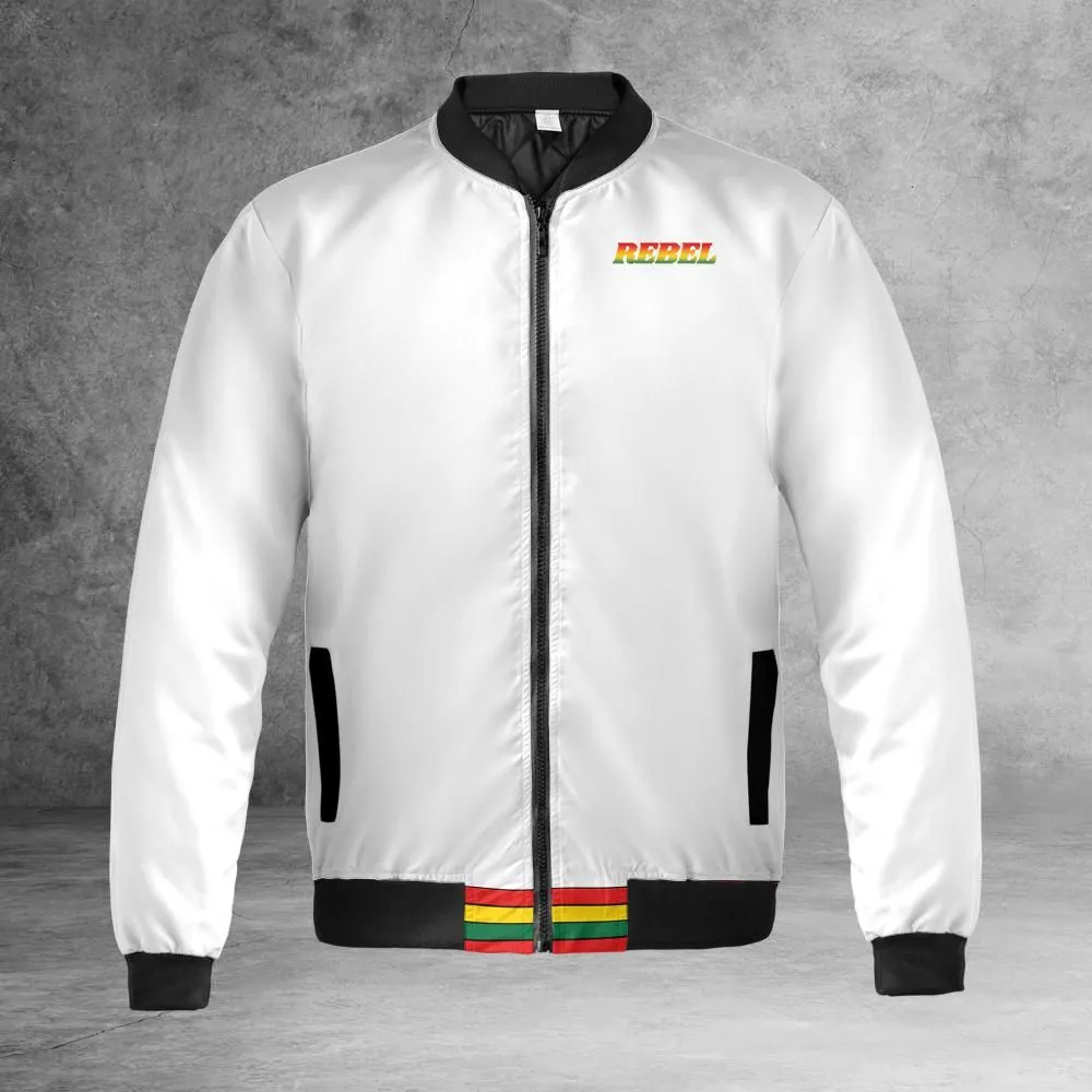 Lion Of Judah Quilted Bomber Jacket