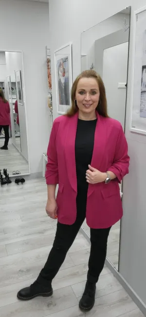 Longline blazer