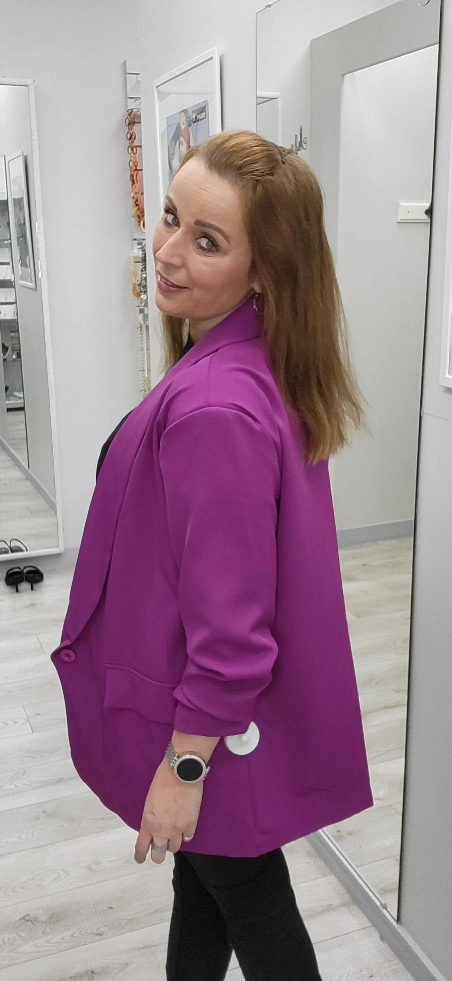 Longline blazer