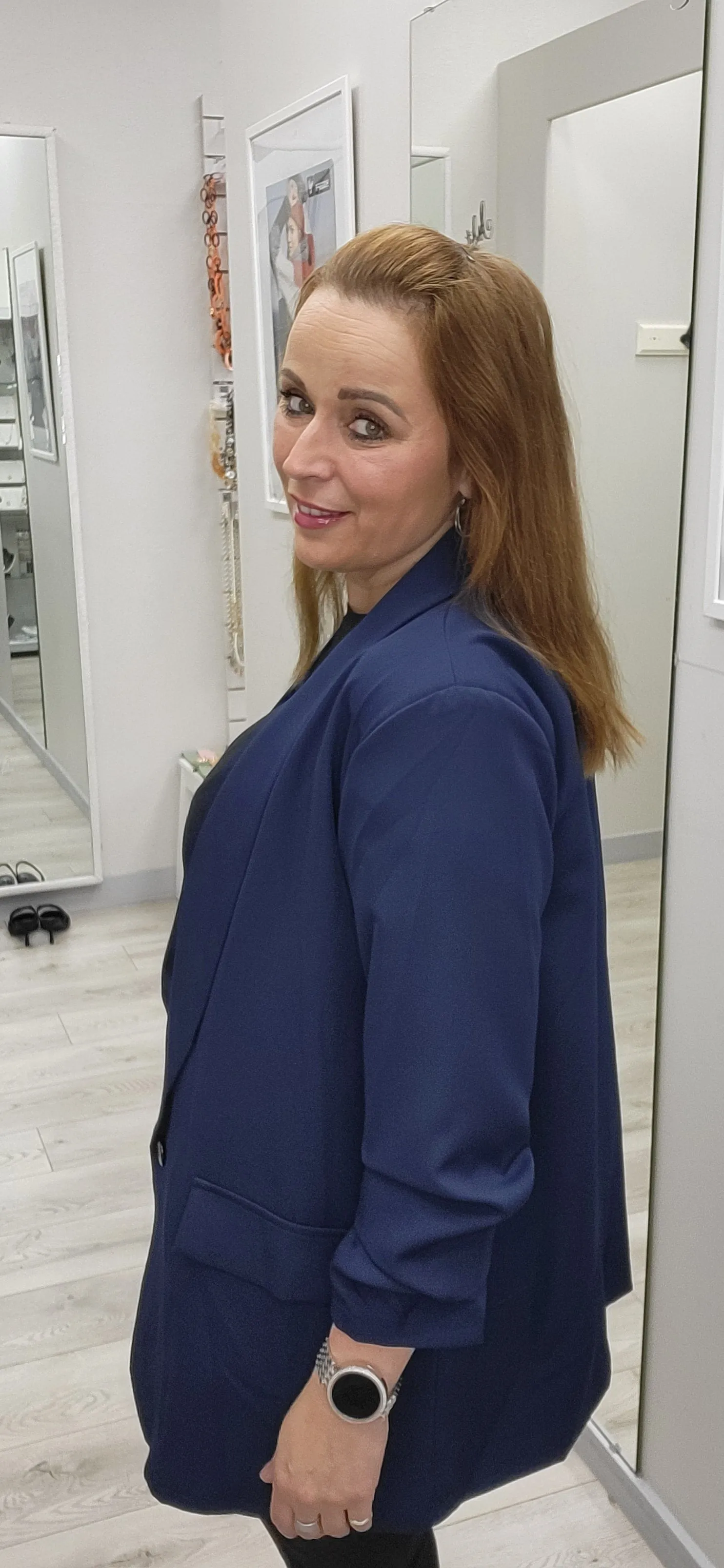 Longline blazer