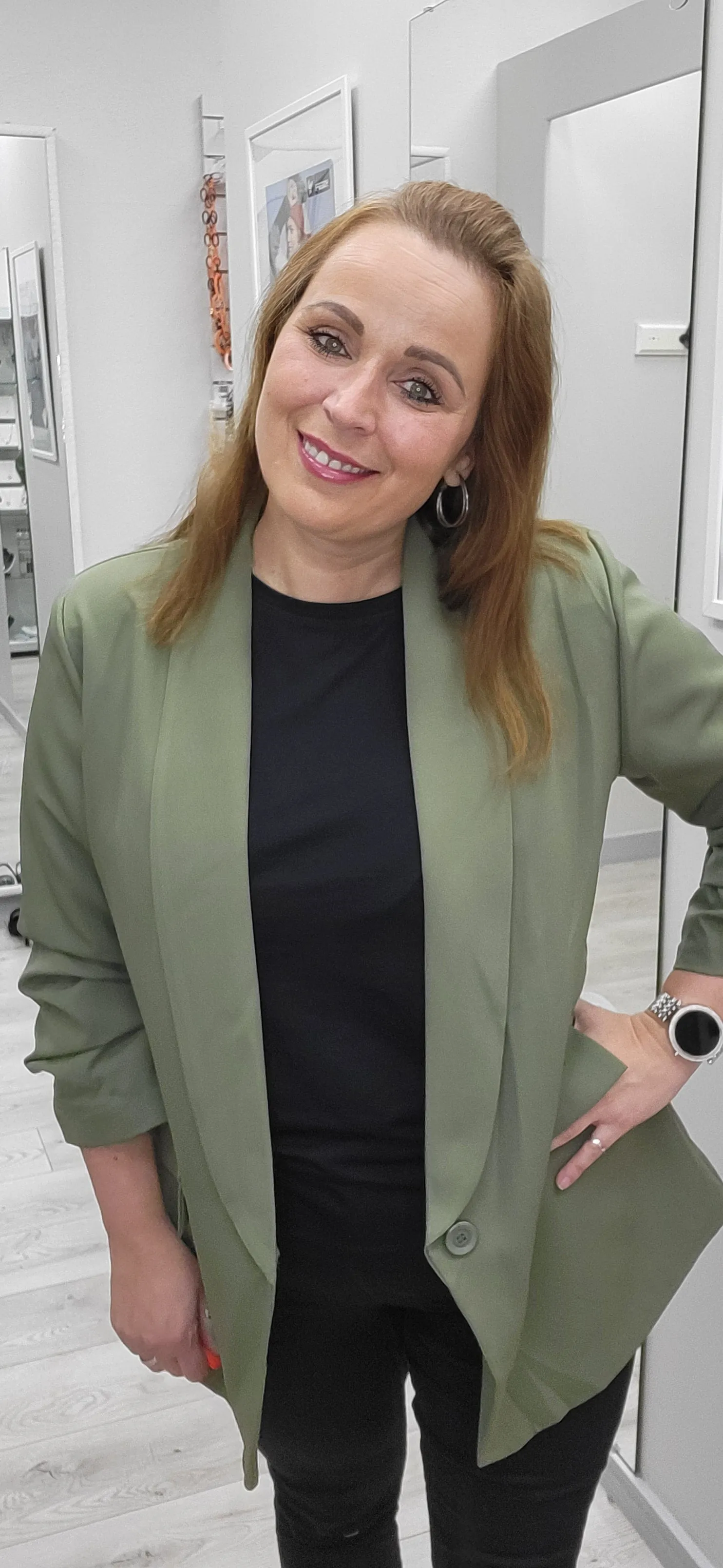 Longline blazer