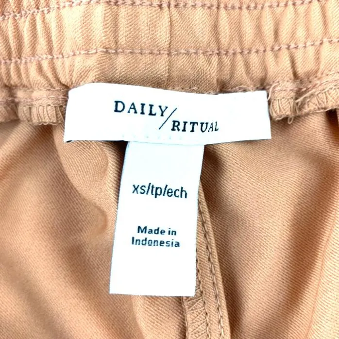 Loose Fit Jogger Size XS Stretch Side Pockets Women's Pants