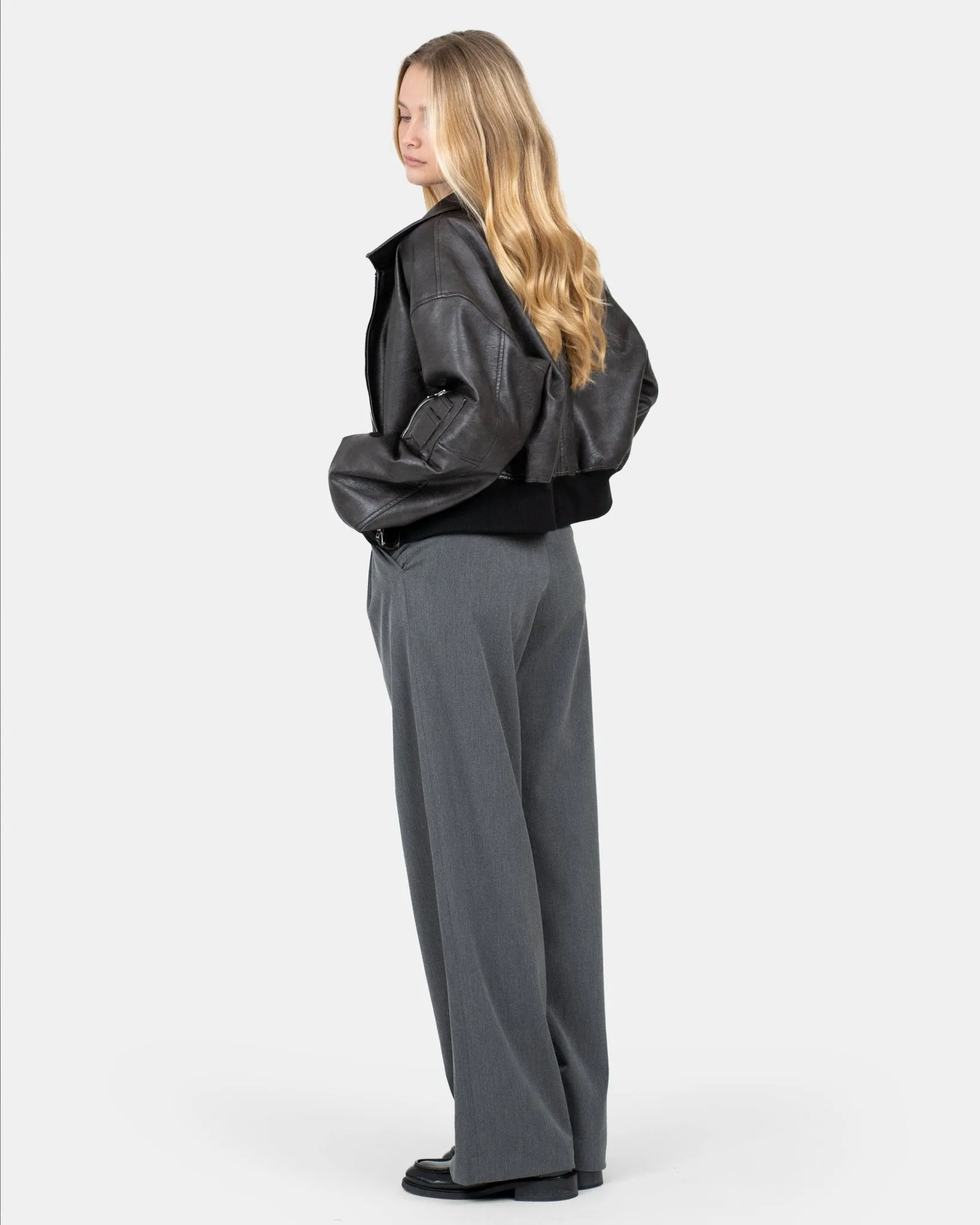 Loose Fit suit pants Grey