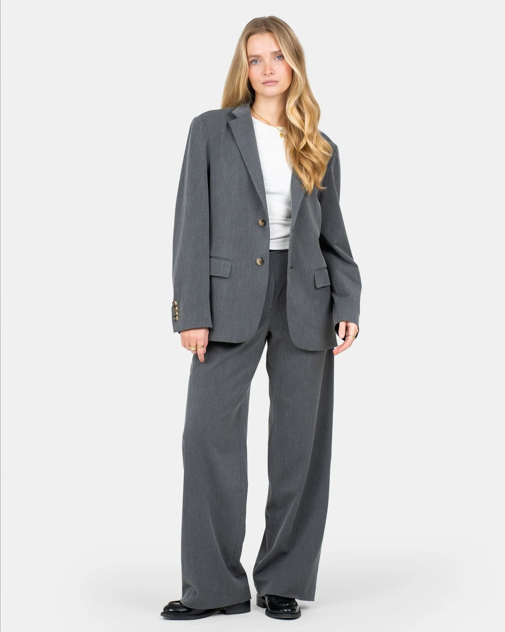 Loose Fit suit pants Grey