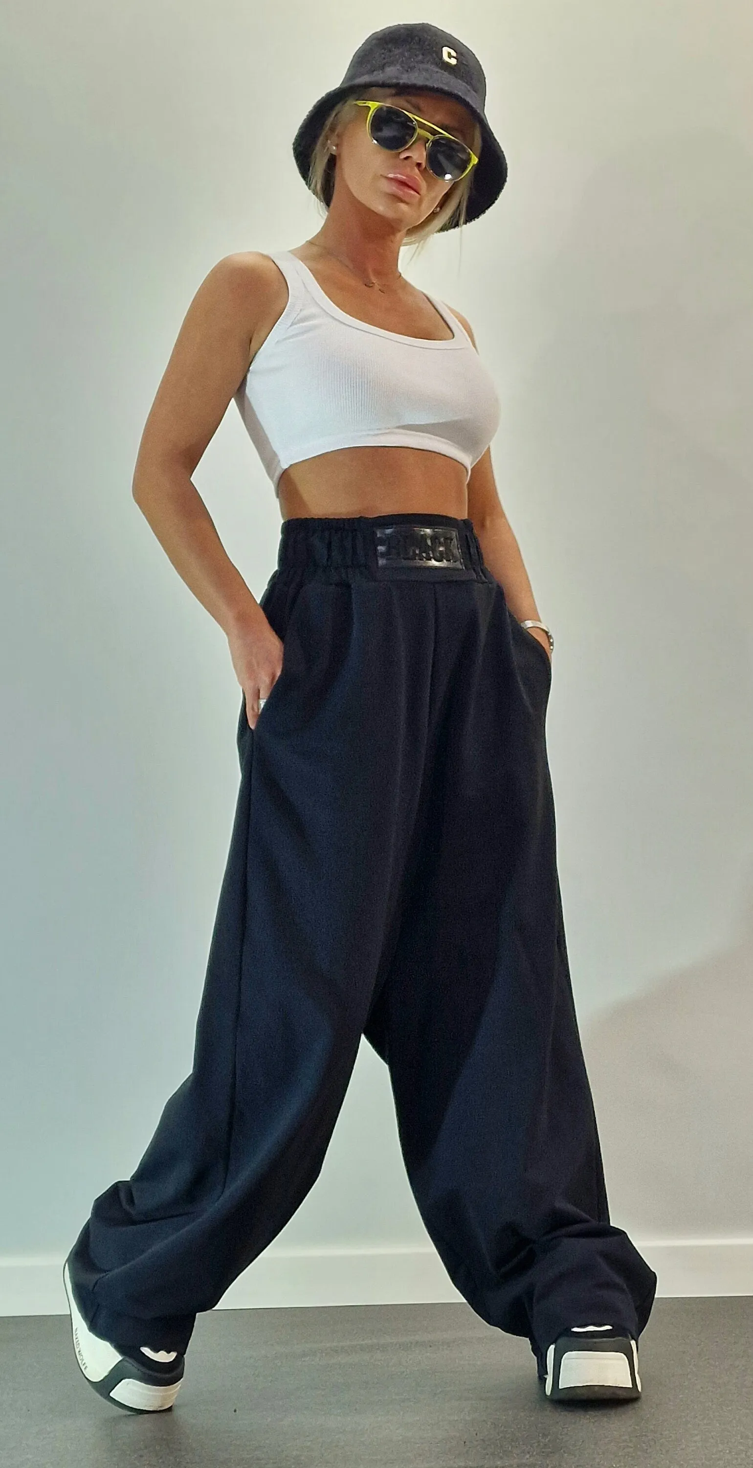 LOOSE High Waste Pants, Baggy Pants, Harem Pants, Loose Drop Crotch Pants, Gipsy Pants, Loose Trousers, Maxi Pants, Extravagant Pants