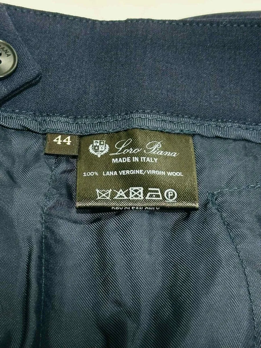 LORO PIANA Tailored Blue Pants US8