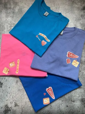 Love Tee - Bright Blue - 3/4 Years