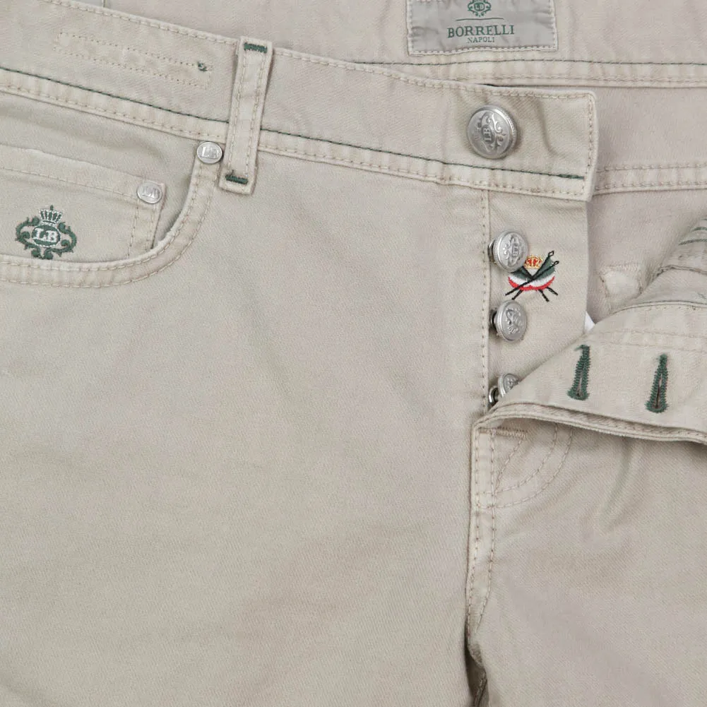 Luigi Borrelli Beige Pants - 36 US / 52 EU