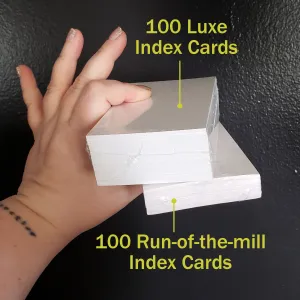 Luxe Index Cards