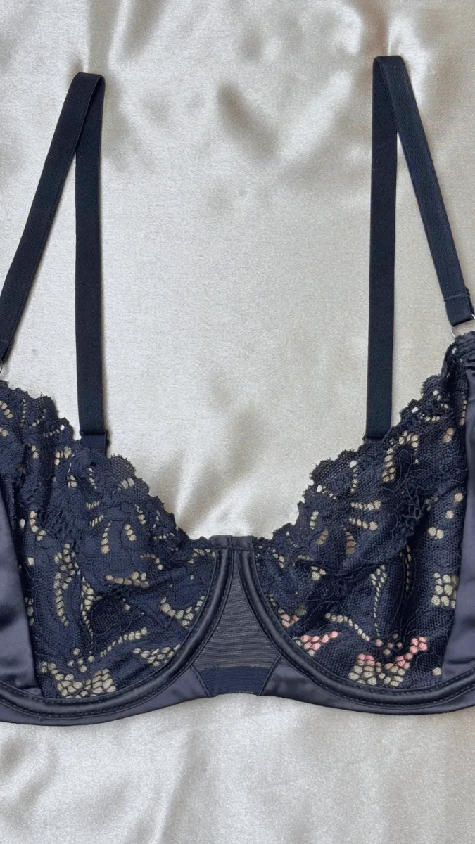 Lyla Lacy Black Bra